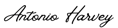 Antonio Harvey’s signature
